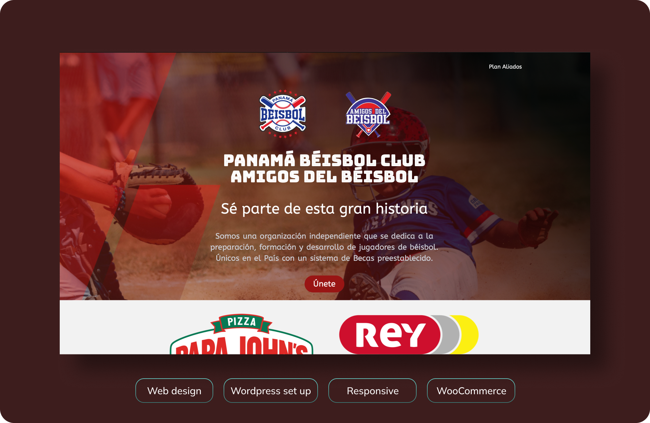 Tarjeta del Club de Béisbol Panamá